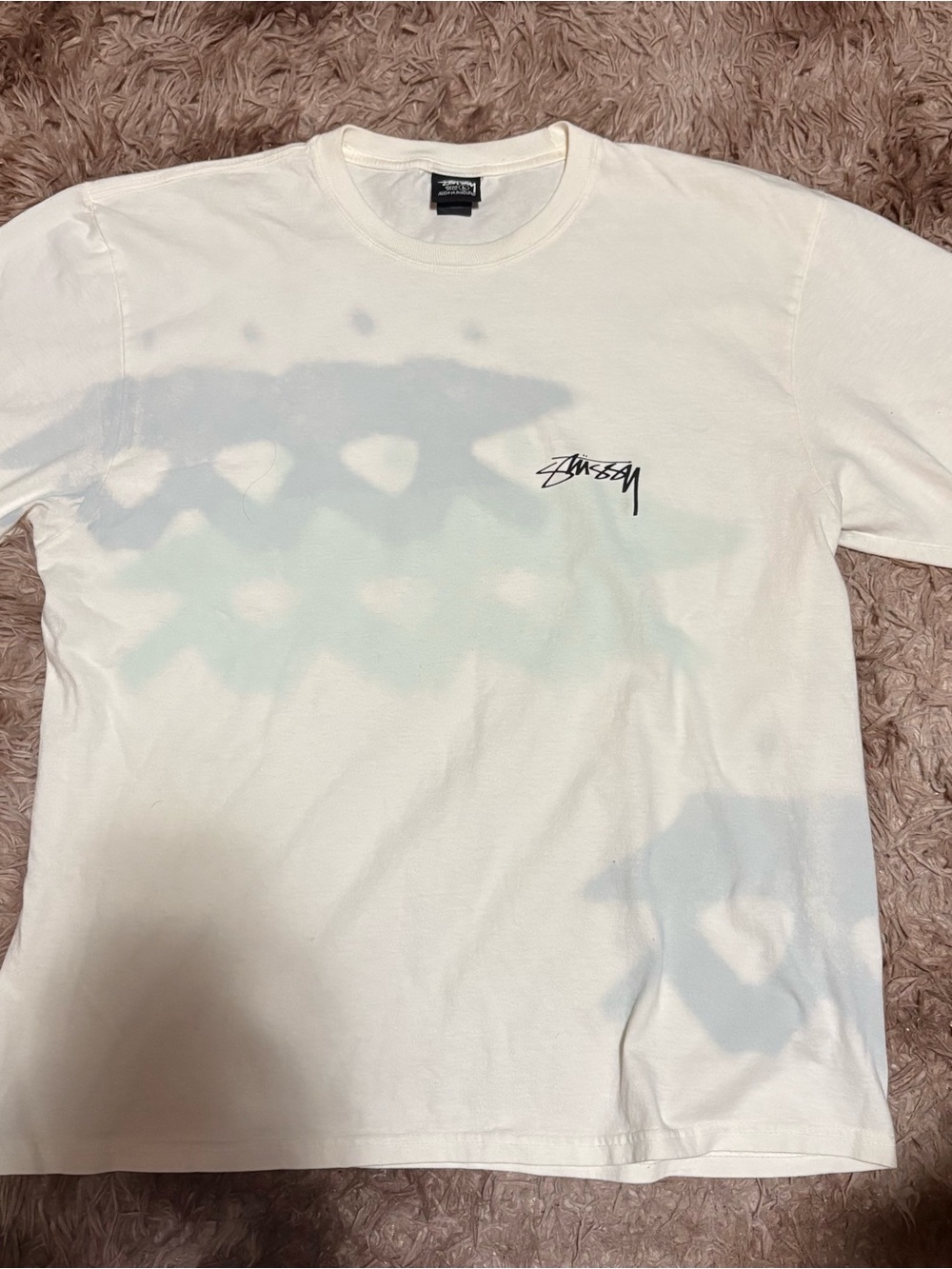 Stussy White low tide tee